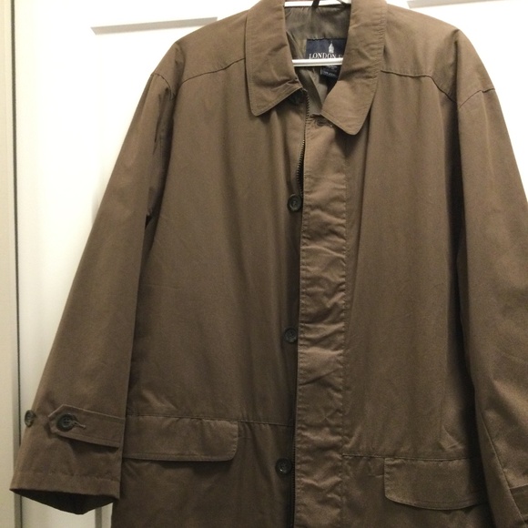 NWOT London Fog Mens Raincoat - Picture 1 of 14